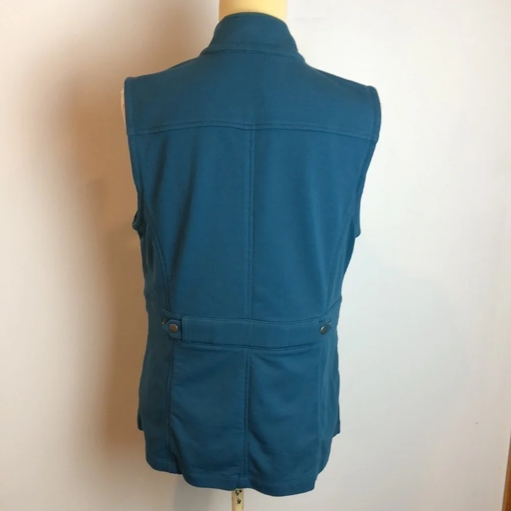 T by Talbots Activewear‎ Cotton Blend Full Zip Vest
